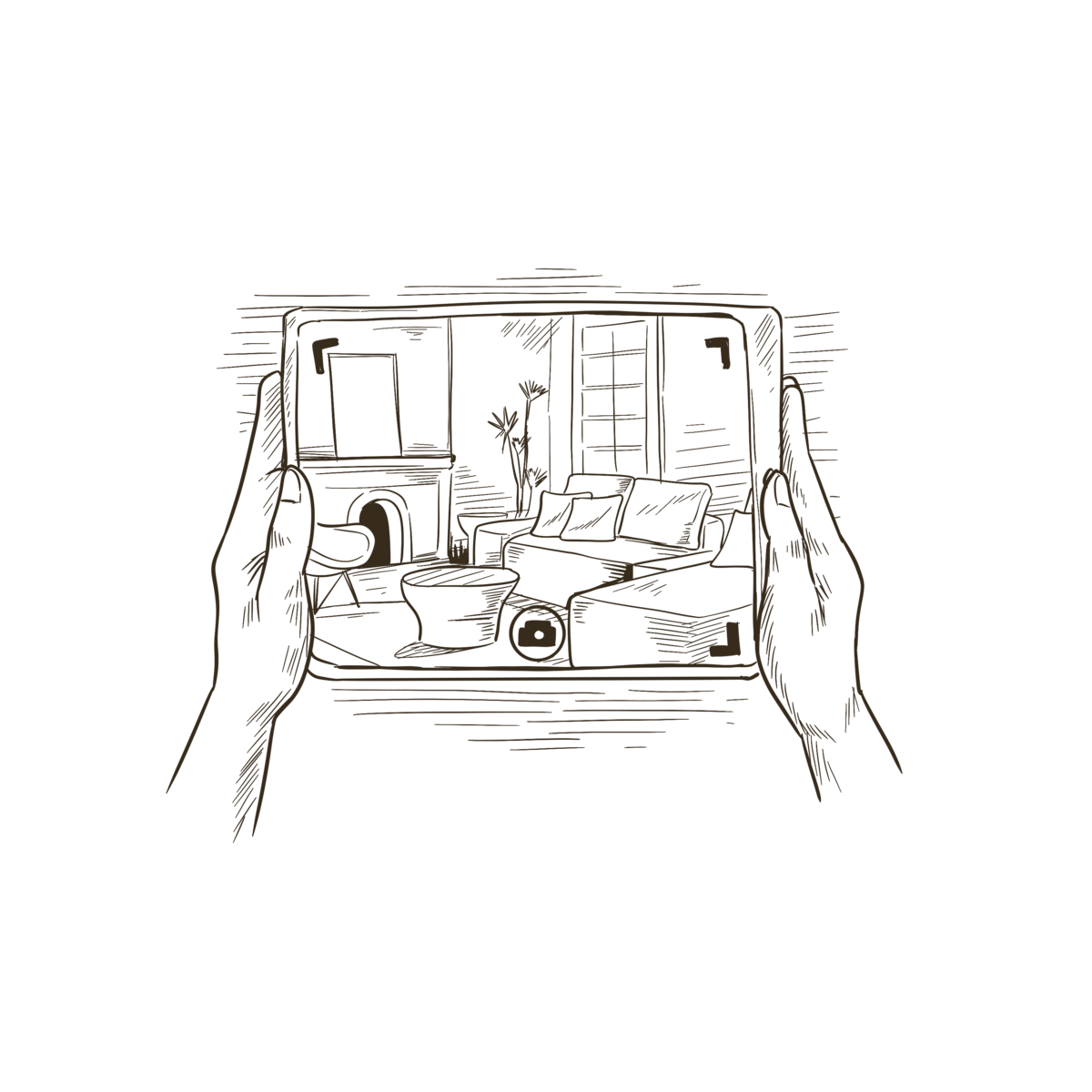 Ferdig digital visning illustrasjon