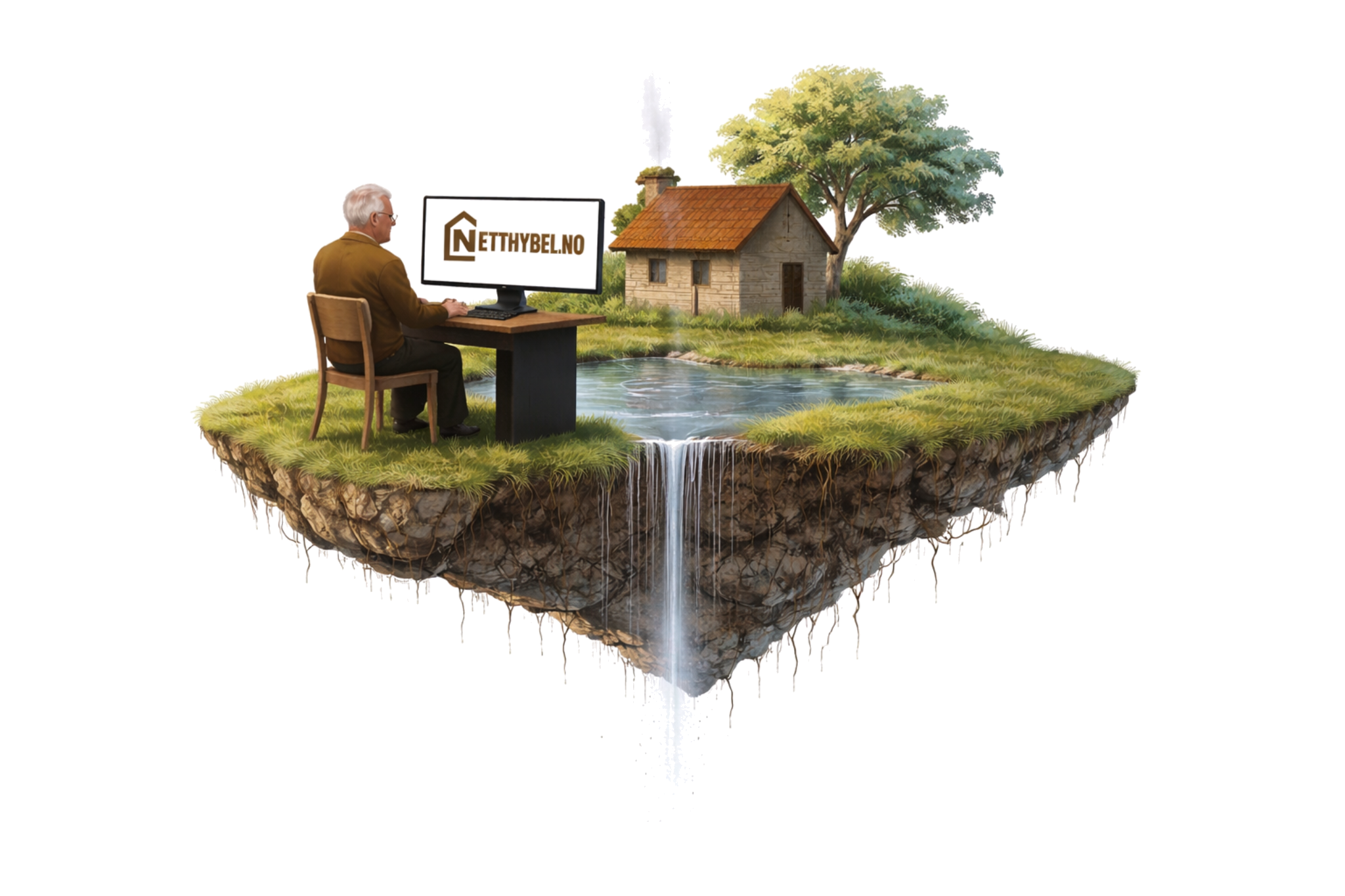 Digital visning illustrasjon